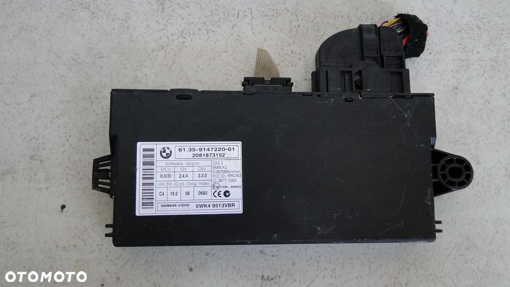 BMW 1 E87 E82 E81 E90 E91 E92 MODUŁ STEROWNIK CAS EUROPA - 1