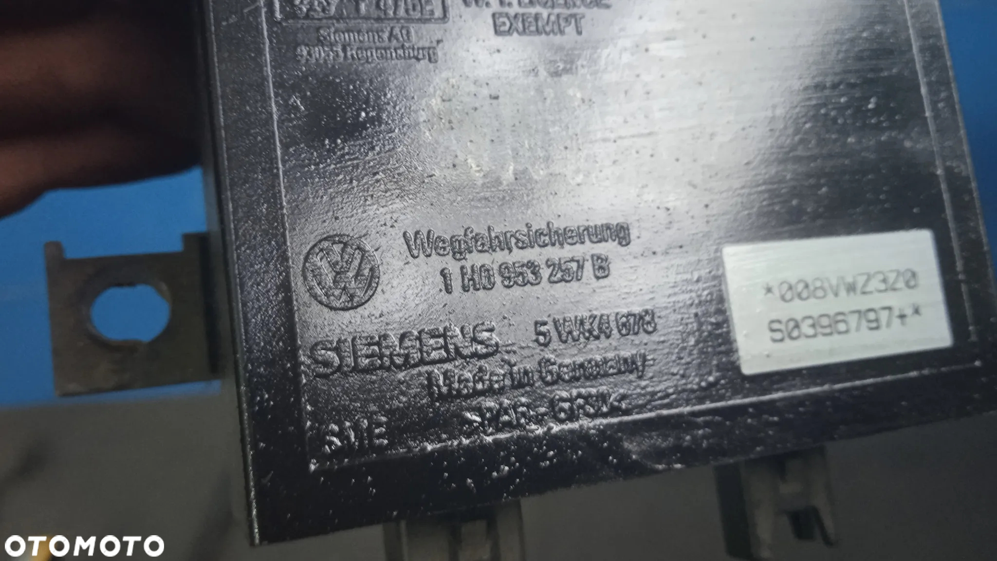 Moduł immobilizera VW Passat B4 1h0953257b - 2