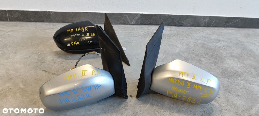 LUSTERKA PRAWE LEWE MAZDA - 13