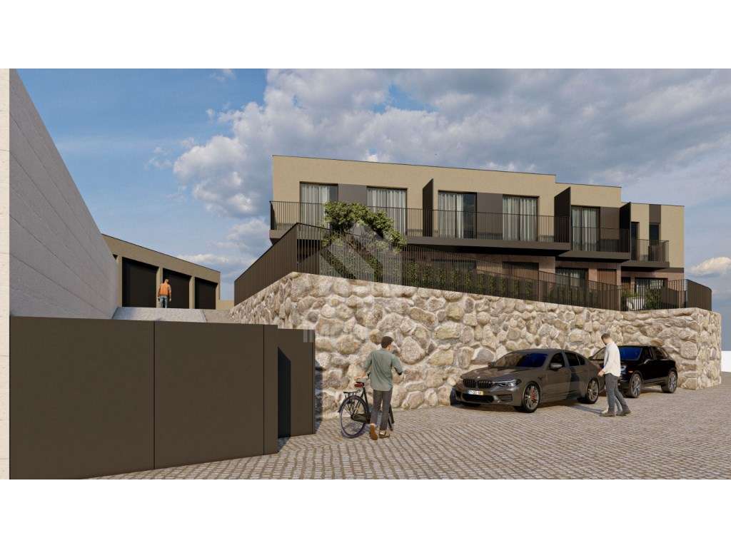 Venda Moradia Gaveto T2 Nova em Lamas, Braga - Condomínio Fechado - Grande imagem: 2/24