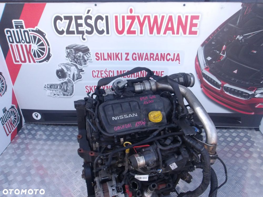 SILNIK KOMPLETNY NISSAN QASHQAI 1.6 DCI R9M406 139 TYS 1 TURBINA - 1
