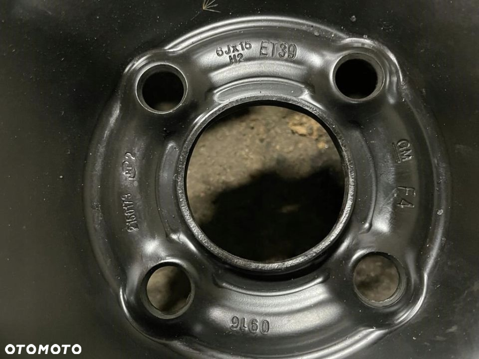 Felgi stal Opel 2150173,6x15,4x100 ET39 czujniki - 3