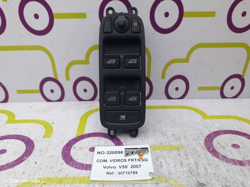 Comando de Vidros Frt / Esq Volvo V50 de 2007 - Ref : 30710789 - NO320096 - 1