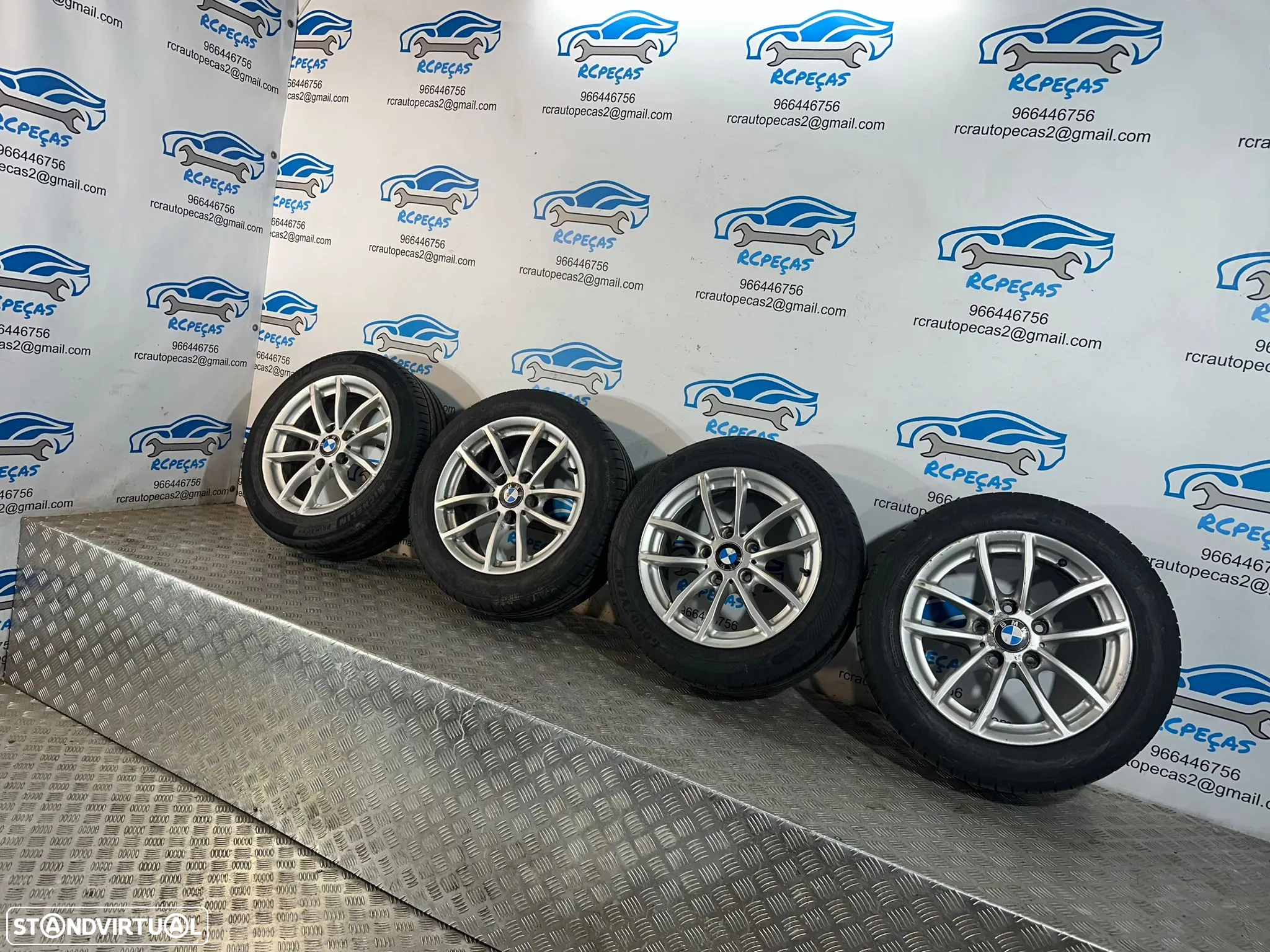 .Conjunto Jantes 16 Originais BMW Style 378 5x120 ET40 7J 6796202 - 4