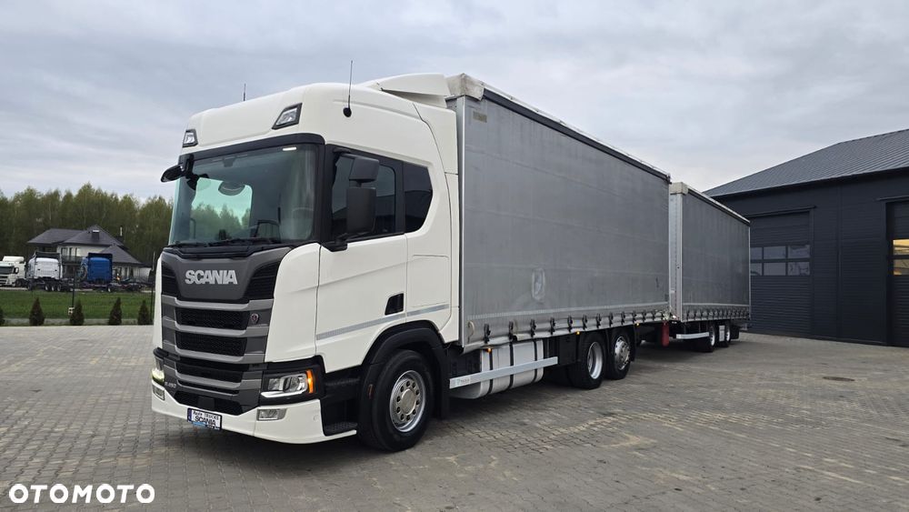 Scania R450 6x2 tandem JUMBO zestaw przestrzenny super stan! niski przebieg! - 1