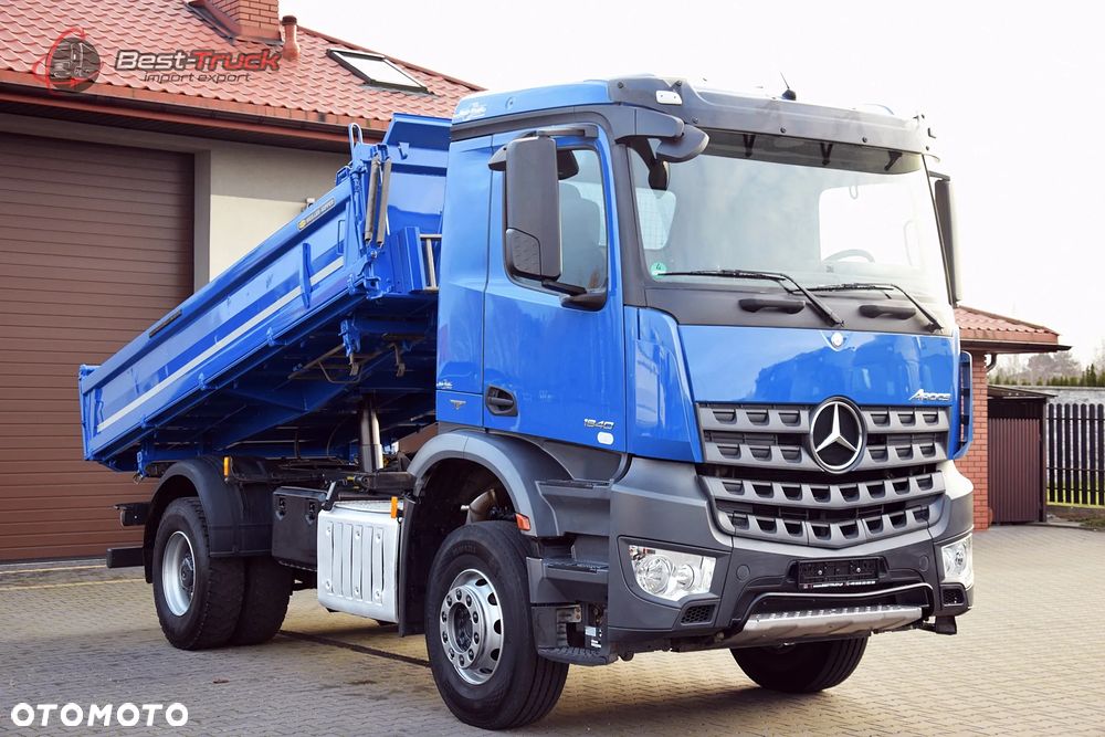 Mercedes-Benz AROCS 1840  / 4X2 / MEILLER KIPPER  4,8m  /  SILNIK  11 L  / DMC 44000 KG / PRZYCZEPA 27T / - 7