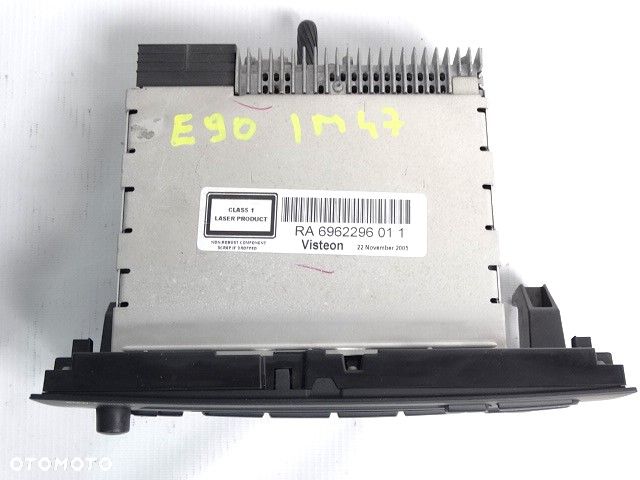 BMW 1 E87  3 E90  X1 E84Radio Radioodtwarzacz CD Panel Multimedia BMW Business CD RA6962296 VP4KAF18C838GE 65126962296 6962296 65129133335 9133335  BMW 116d 116i 118d 118i 120d 120i 123d 130i 316d 316i 318d 318i 320i 320d 323i 325d 325i 328i 330d 330i 335i 335d - 4