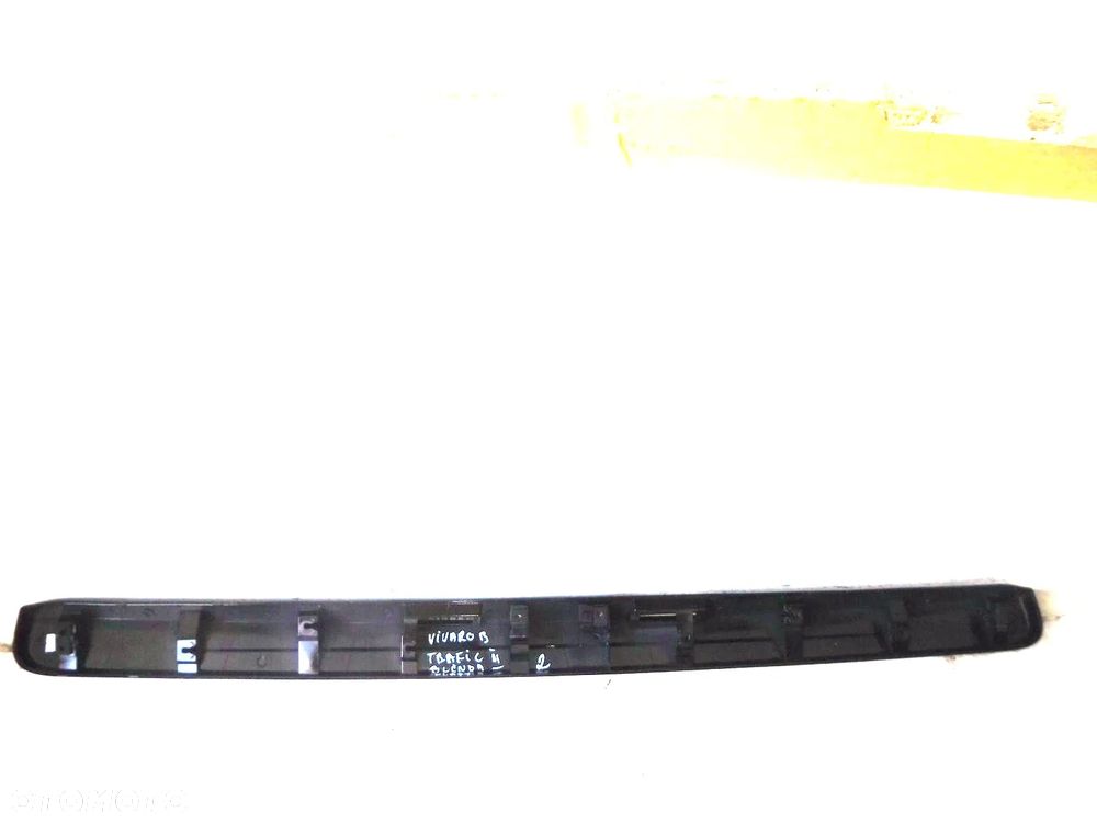 trafic 3 iii vivaro b blenda listwa klapy tył tylna - 4