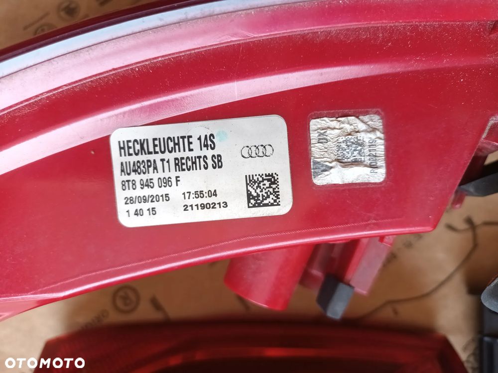 Audi A5 8T lift komplet lamp tył led 8T0945093C, 8T8945096F - 13