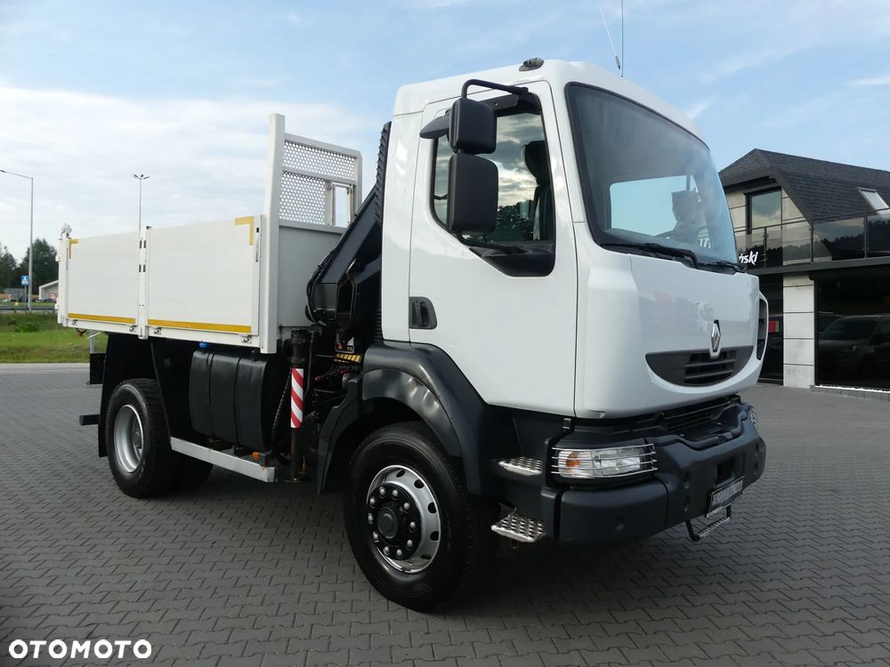 Renault MIDLUM 180  4x4 / WYWROTKA + HDS HIAB SKŁADANY W Z / - 11