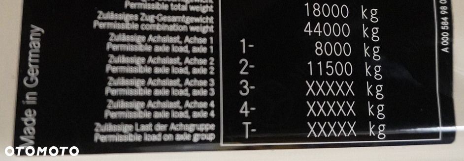 Mercedes-Benz Actros 1840 / NOWA Wywrotka 3-stronna 10 EPAL / Blokada mostu / Ład. 10 t - 30