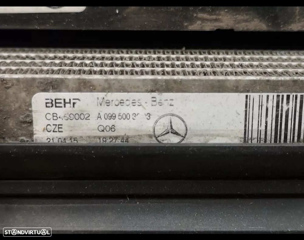 Conjunto Radiadores com Ventoinha ORIGINAL para Mercedes W222 S400 S500 Gasolina 2013+ - 11