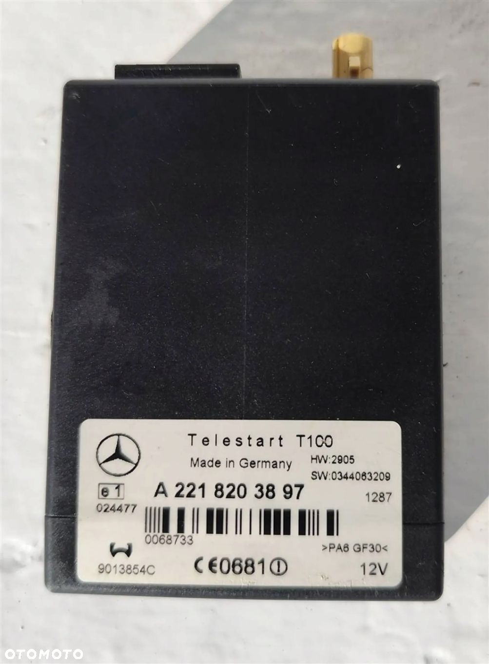 MODUŁ STEROWNIK WEBASTO TELESTART T100 MERCEDES ML W164 A2218203897 - 1