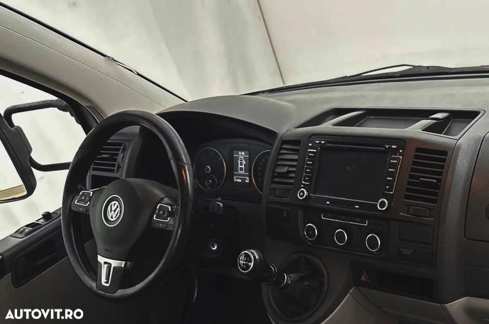 Volkswagen transporter facelift, pickup , 2.0 tdi, 102 cp, manual, NAVI, CLIMA, Euro 5, 211.426 km, cruise control,  10/2012. - 3