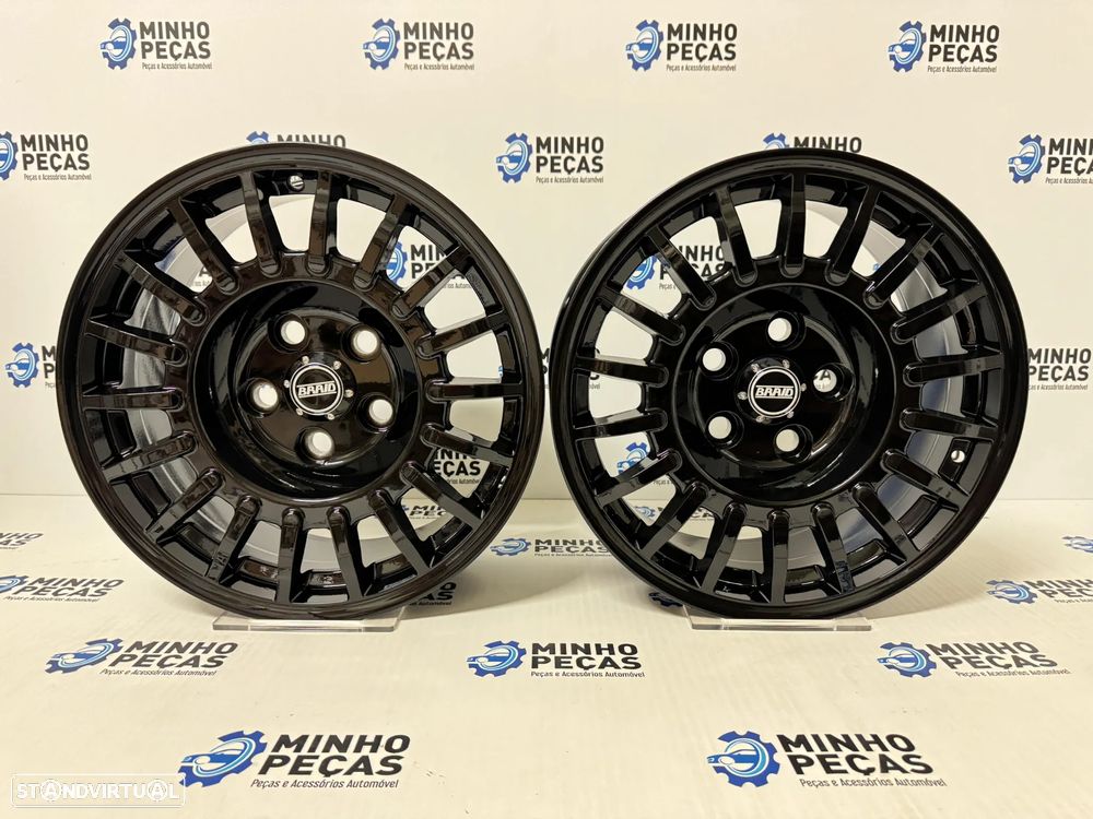 Jantes Look BRAID Win Race em 16 Preto Brilho (5X120) - 1