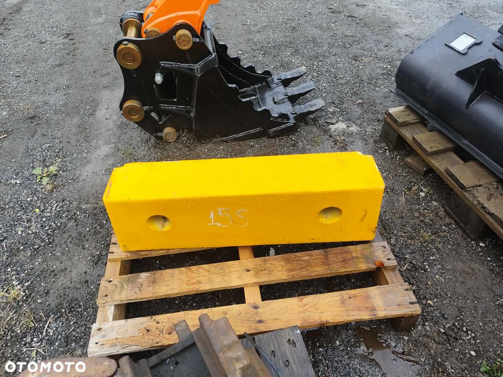 obciążnik balast ciężarek ciężar obciążenie do koparki minikoparki JCB 158kg - 5