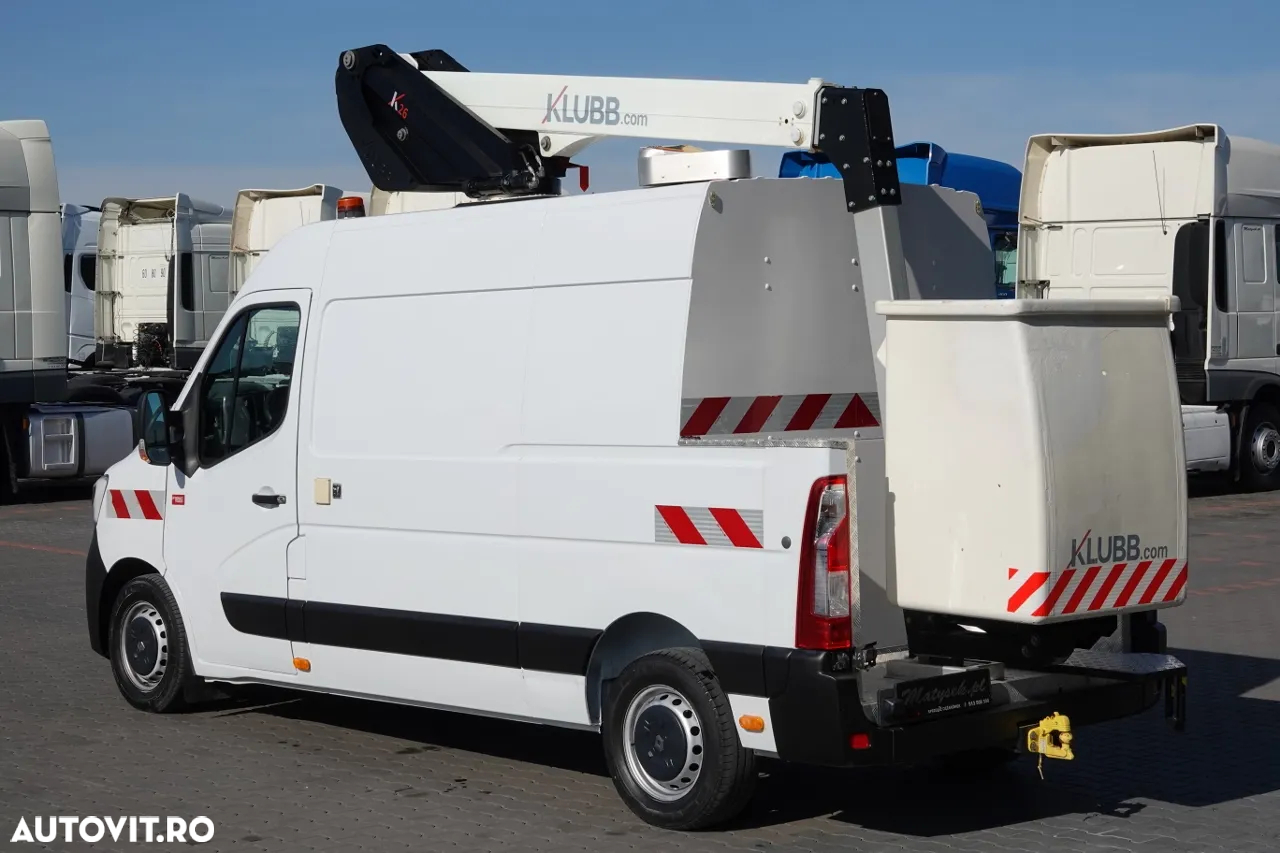 Renault MASTER / BASKET LIFT - 10 metri / 2021 / TABLA + LIFT / DUPA CONTRACTUL DE SERVICE / - 16