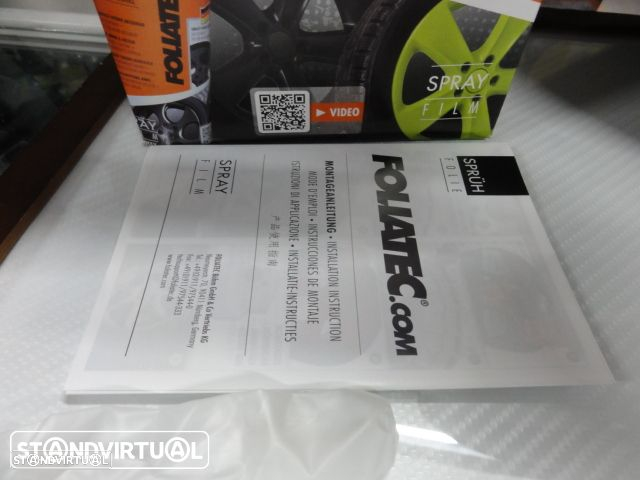 Kit de Tinta plástica removivel Foliatec em spray 2 x 400ml Preto Mate ou preto brilhante temos 30 cores em stock - 14