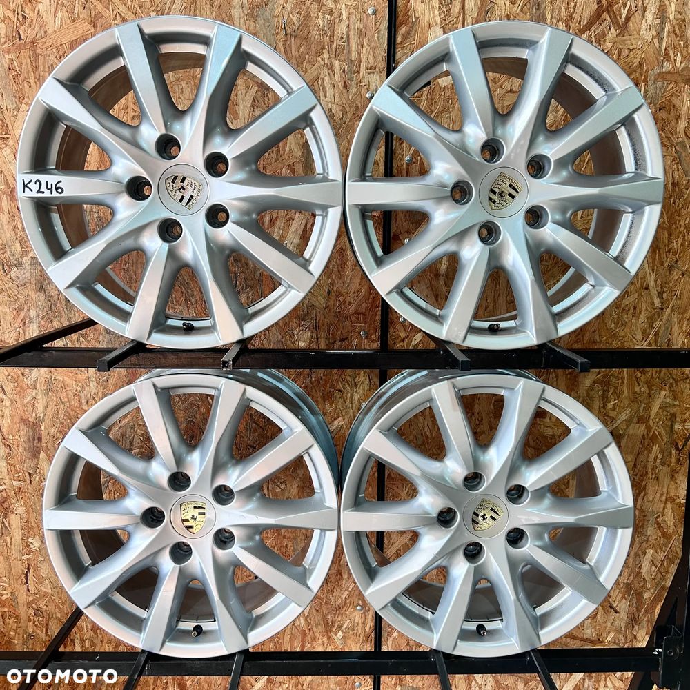 4 FELGI ALU. PORSCHE CAYENNE 18'' 8J  ET53 - 1