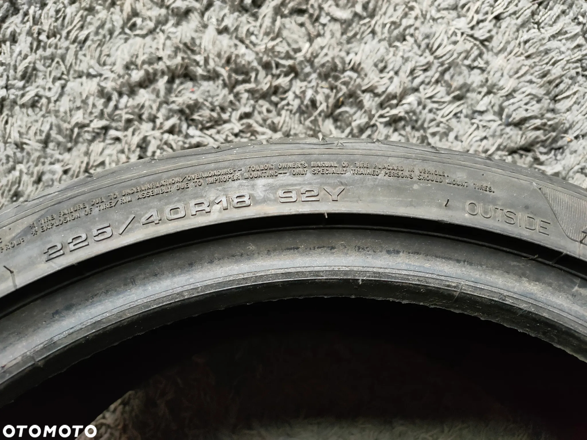 Dwie opony letnie 225/40/18 R18 92Y XL FR Matador Hactorra 3 extra load jak 235 225/45 ochronny para opon lato Radom - 5