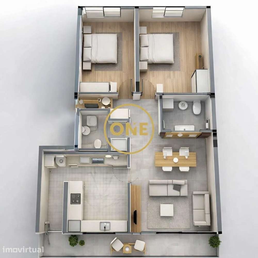 Apartamento, 99,75 m², São José - Grande imagem: 3/4