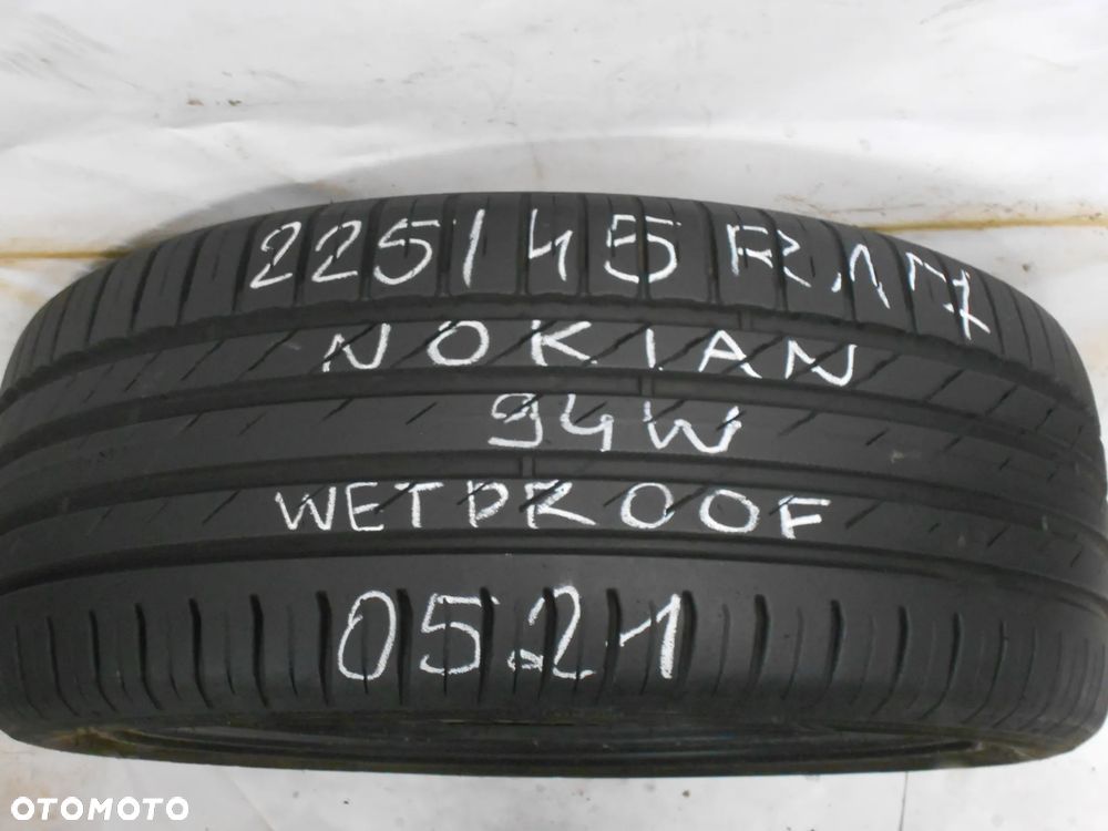 OPONA POJEDYNKA 225/45R17 NOKIAN WETPROOF DOT 0521 6.5MM - 1