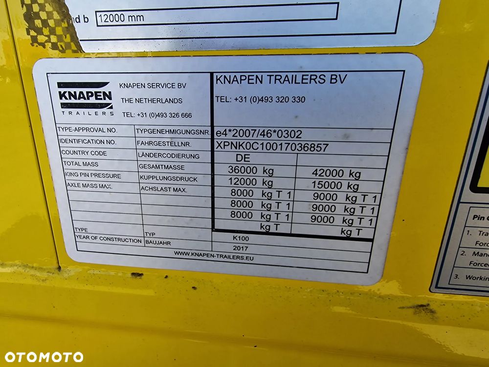 Knapen Ruchoma podłoga 92m3 2017 rok Podłoga 10 mm - 7