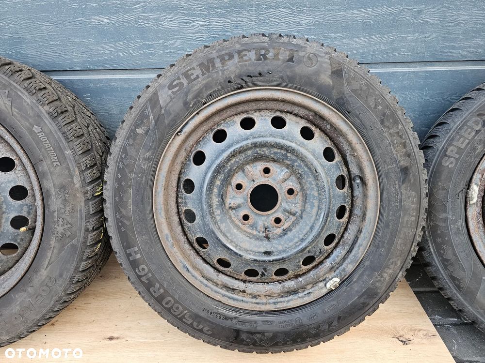 KOŁA FELGI STALOWE OPONY ZIMOWE TOYOTA AVENSIS 5x114,3 205/60/16 R 16 et39 - 8
