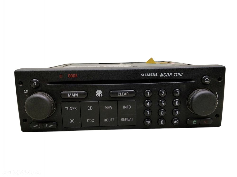 RADIO NAWIGACJA NAVI GPS + PŁYTA OPEL ZAFIRA A 9132693 SIEMENS NCDR 1100 - 1