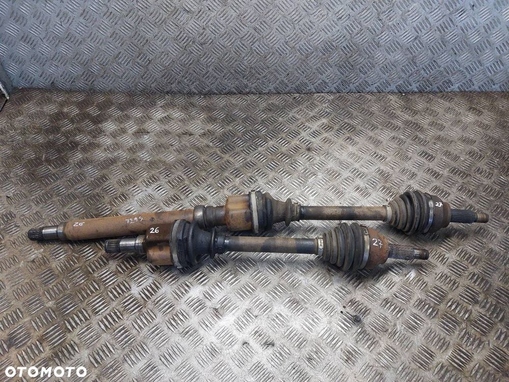 PÓŁOŚ LEWY PRZÓD + PRAWY PRZÓD 6B FORD MONDEO MK3 1.8 16V KRÓTKA DŁUGA - 1