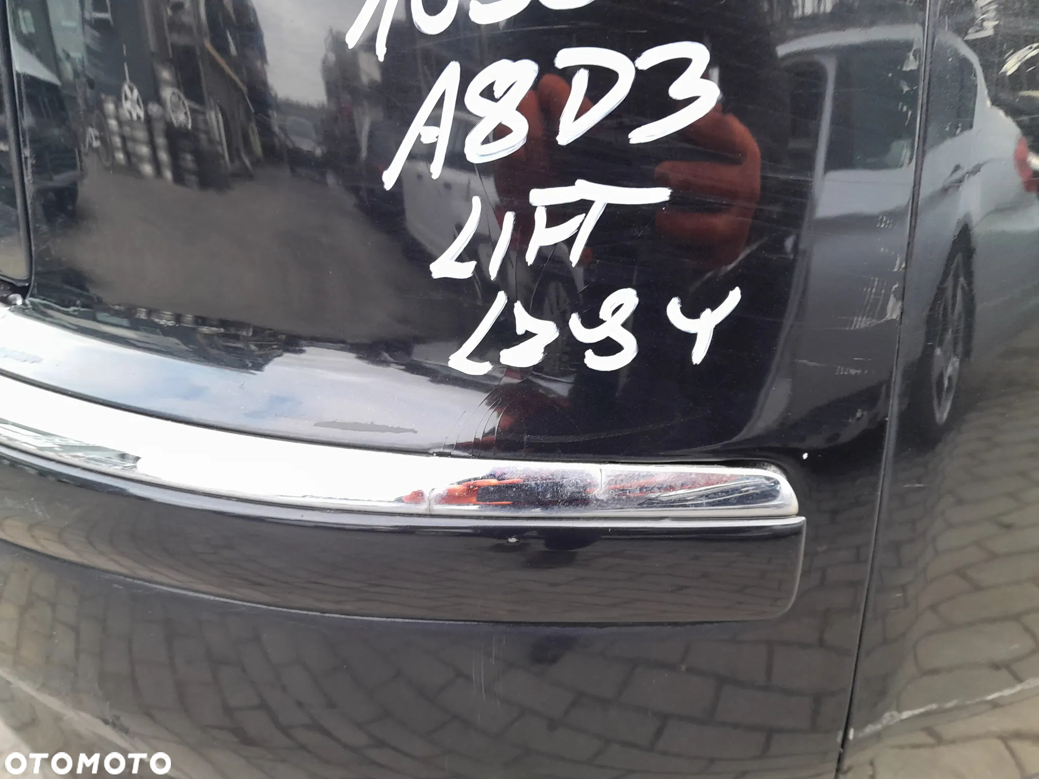 AUDI A8 D3 ZDERZAK TYLNY TYŁ PARKTRONIC PDC KOLOR: LZ9Y - 4