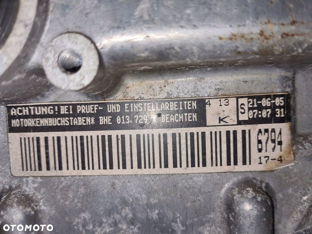 SILNIK AUDI TT GOLF 3.2 BHE KOMPLETNY JAPONIA - 5