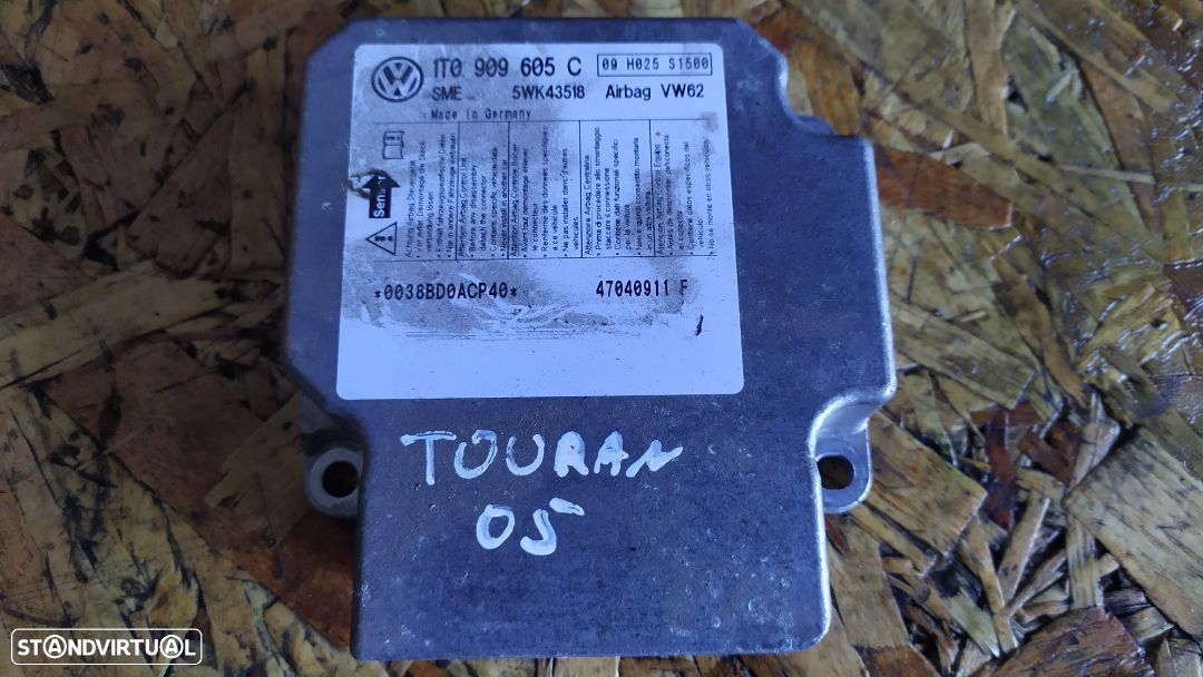 CENTRALINA DOS AIRBAG VOLKSWAGEN TOURAN 1T0909605C - 1