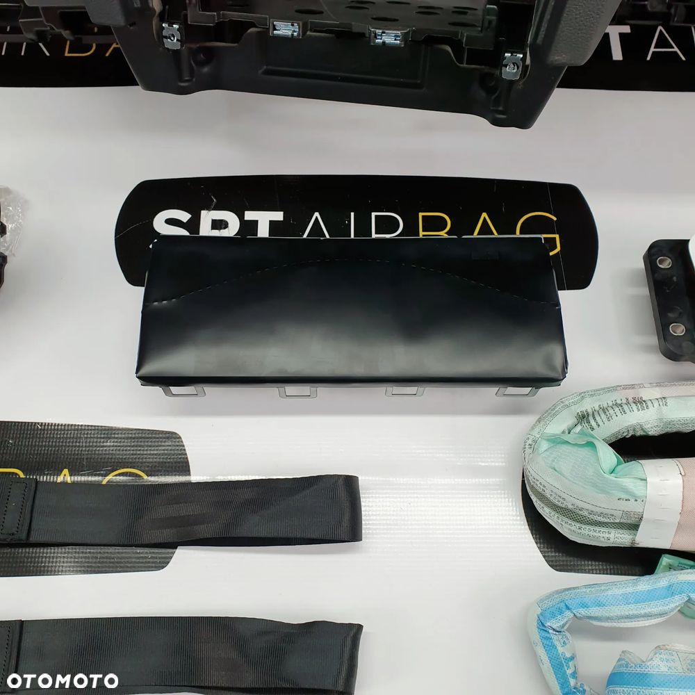 VW GOLF VII 7 DESKA ROZDZIELCZA KONSOLA KOKPIT PULPIT PODUSZKI AIRBAG AIR BAG PASY KIT SET - 6