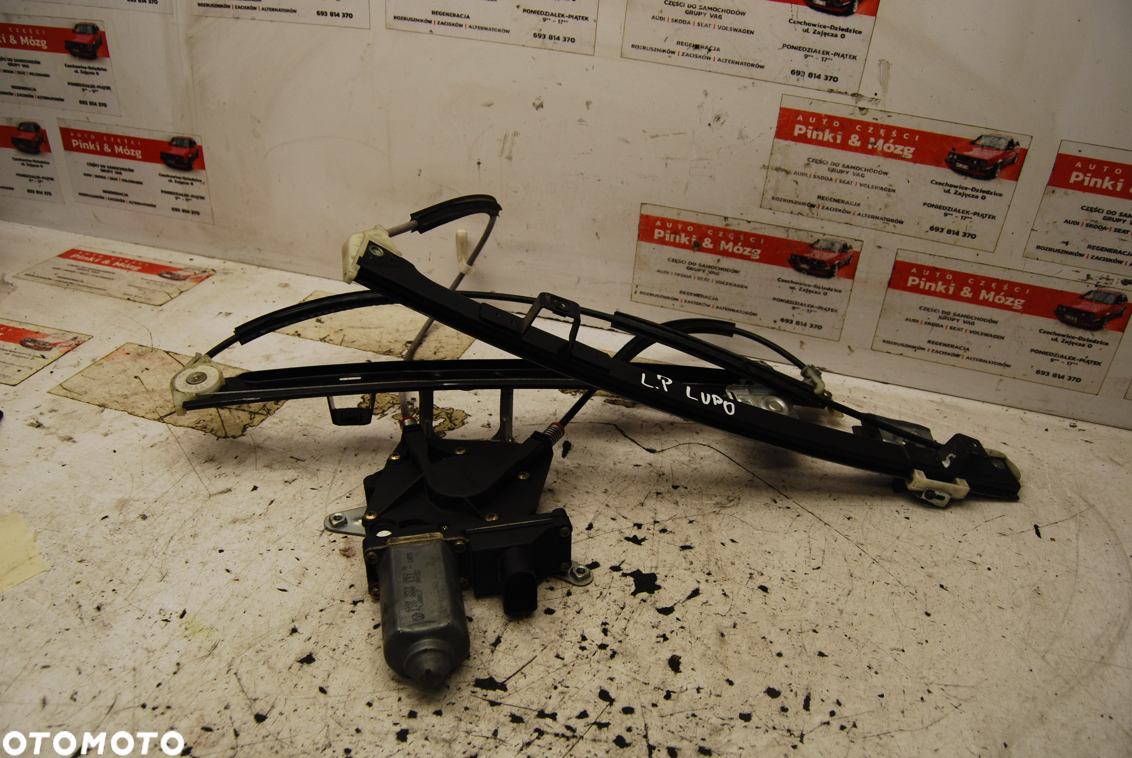 PODNOŚNIK MECHANIZM SZYBY LEWY PRZÓD PRZEDNI 6X0959802A VW LUPO SEAT AROSA - 2