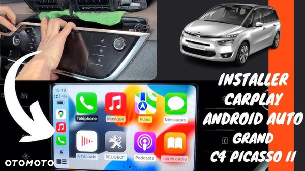 NAWIGACJA MONTAŻ C4 PICASSO NAC android auto CarPlay BT USB