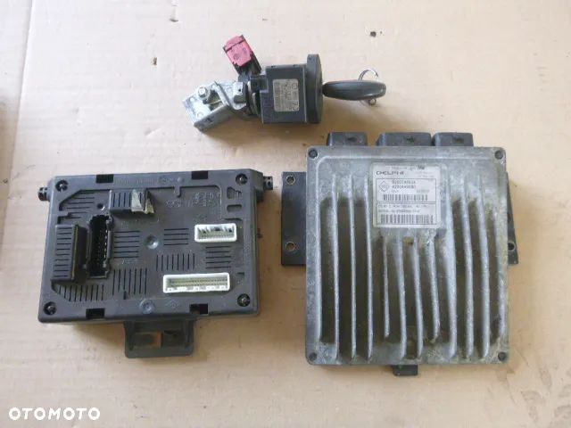 ZESTAW STARTOWY KOMPUTER STACYJKA CZYTNIK BSI RENAULT MODUS 1.5 DCI - 2