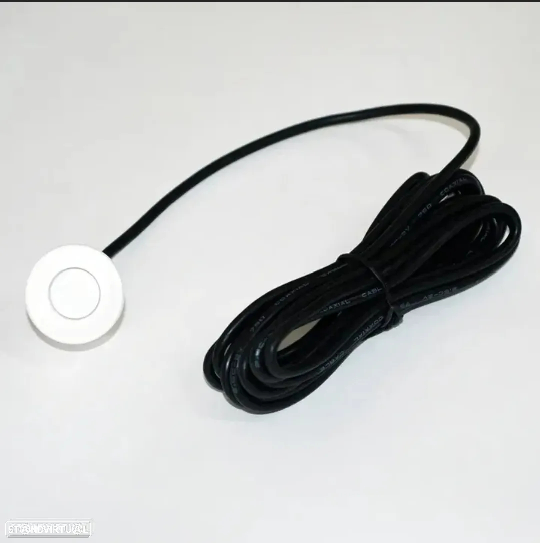 Sensores de Estacionamento Universal + Buzzer - Branco - 2