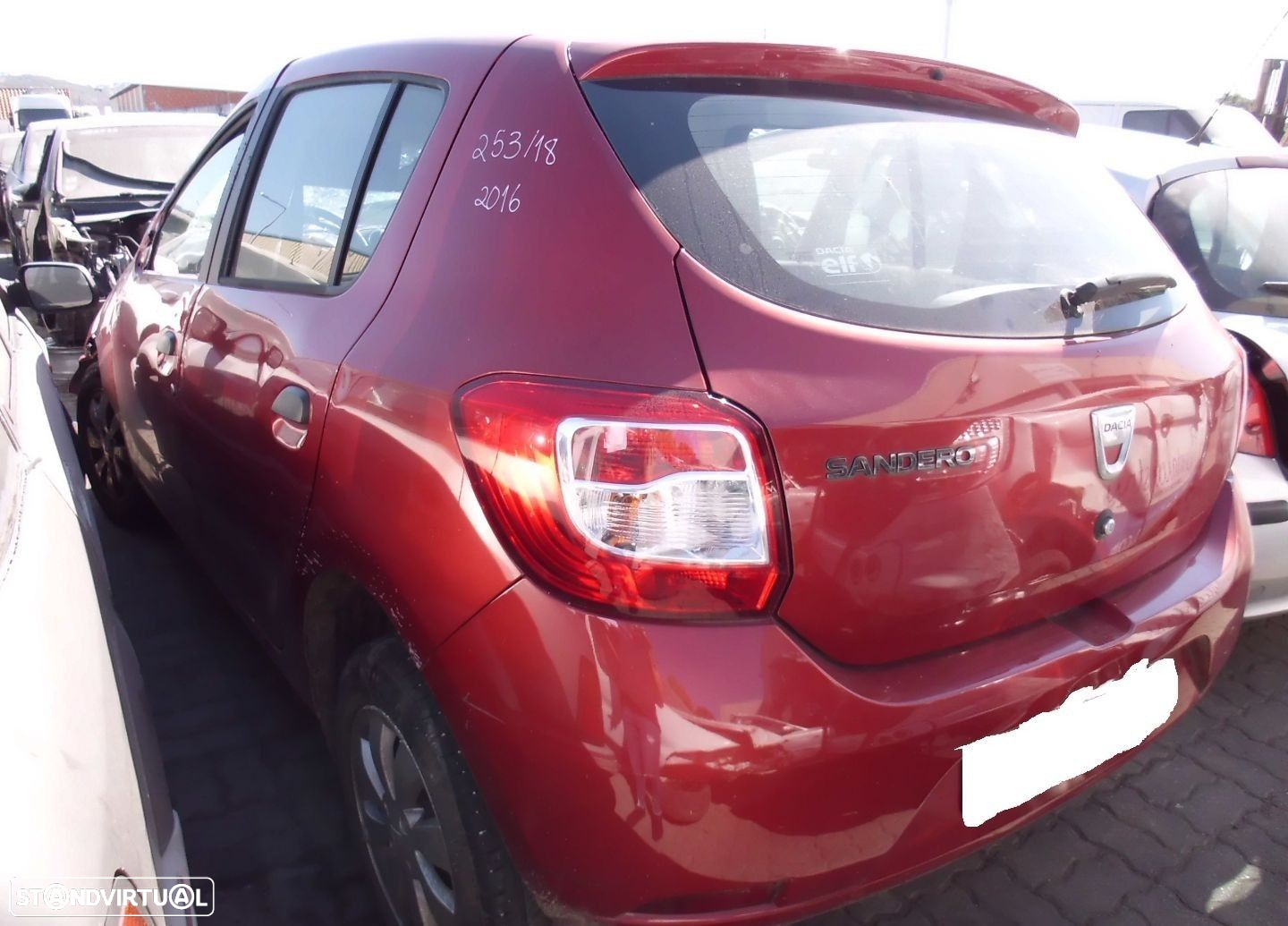 Peças Dacia Sandero  2016 - 2