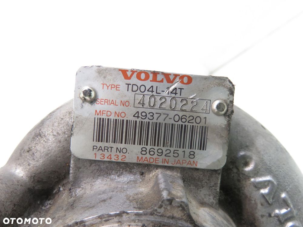 TURBOSPRĘŻARKA VOLVO S60 I 2.5 T TD04L14T 4020224 4937706201 - 3