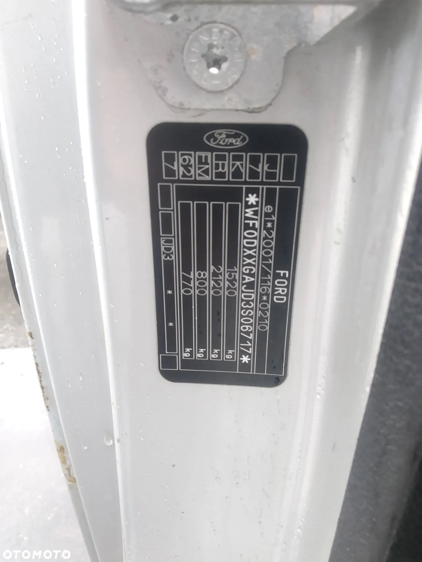 FORD FIESTA MK5 02-05 1.3 8V - MASKA PRZÓD 62 - 25