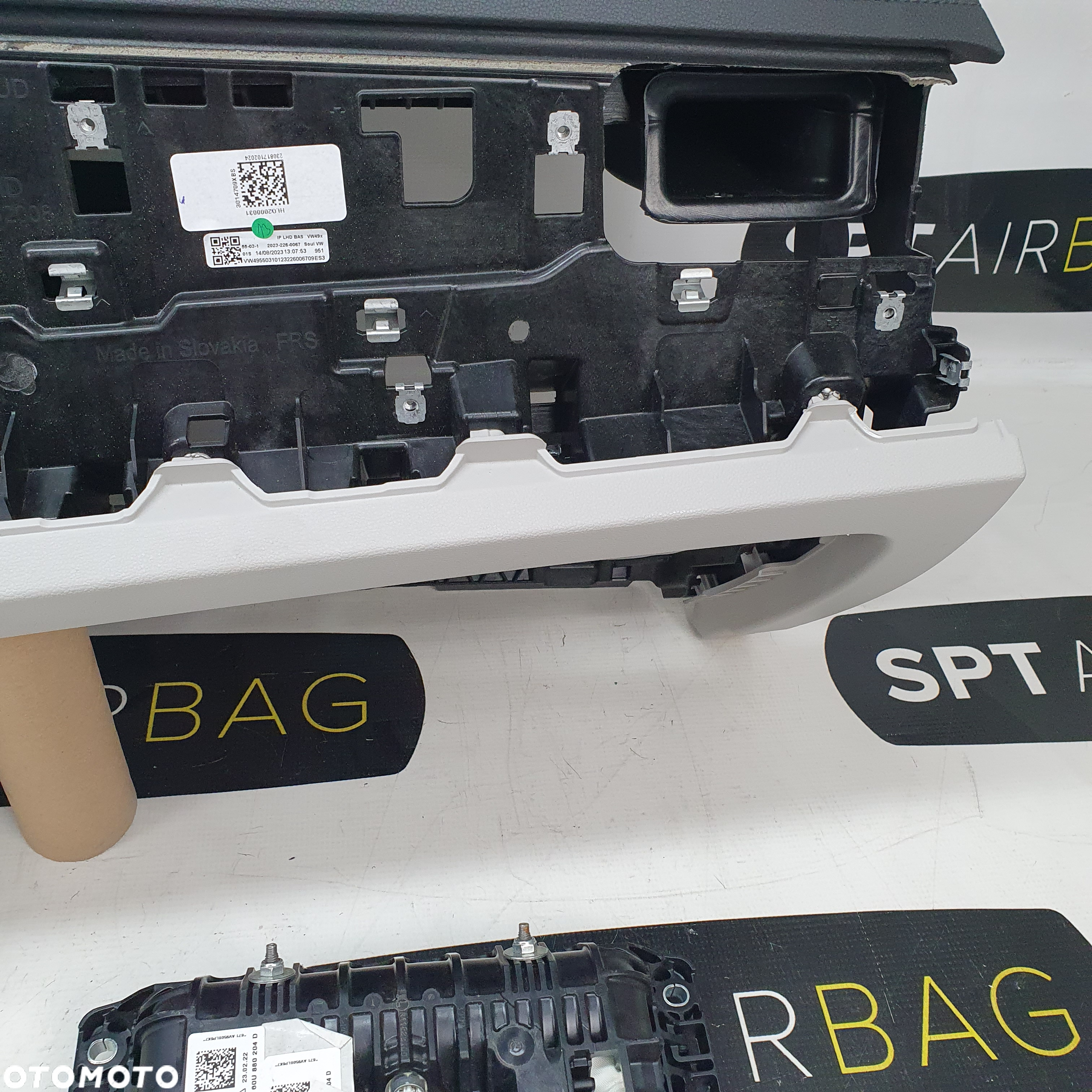 VW PASSAT B9 DESKA ROZDZIELCZA KONSOLA KOKPIT DWUKOLOROWA PULPIT PODUSZKI AIRBAG AIR BAG PASY KIT SET - 6