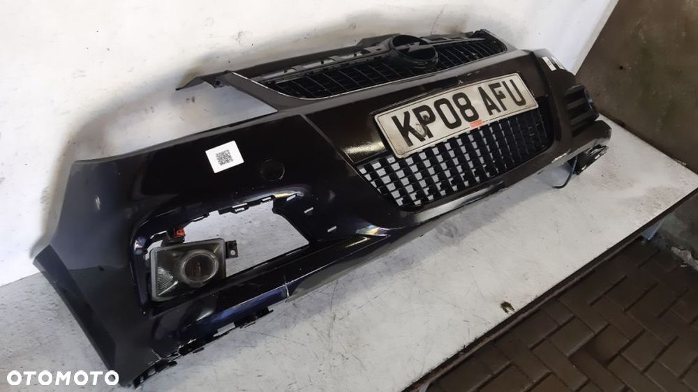 ^ ZDERZAK PRZÓD PRZEDNI OPEL VECTRA C LIFT FL Z20R CZARNY HALOGENY - 2