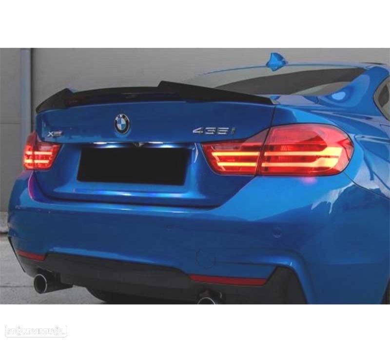 AILERON SPOILER BMW F32 LOOK M4 CSL PRETO MATE - 2