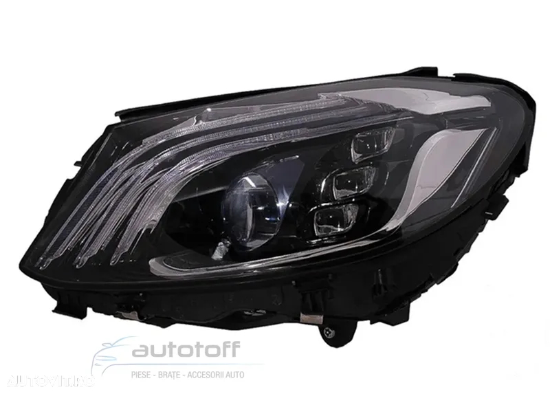 Faruri Full LED compatibil cu Mercedes C-Class W205 S205 (2014-2020) MBH Design - 5