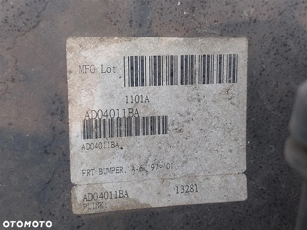 Zderzak przód przedn HALOGEN i Audi A6 6C 2004-2011R  LAK: LZ9U CZARNY - 8