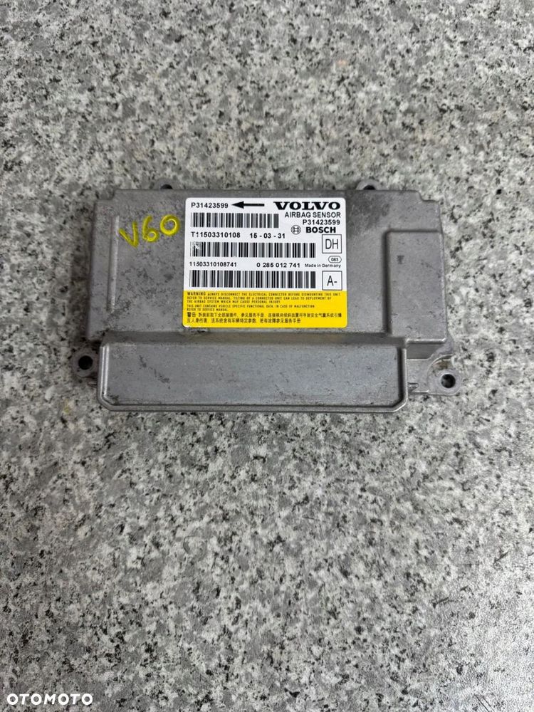 moduł airbag volvo s60 ii v60 i 2011-2018 31423599 - 7