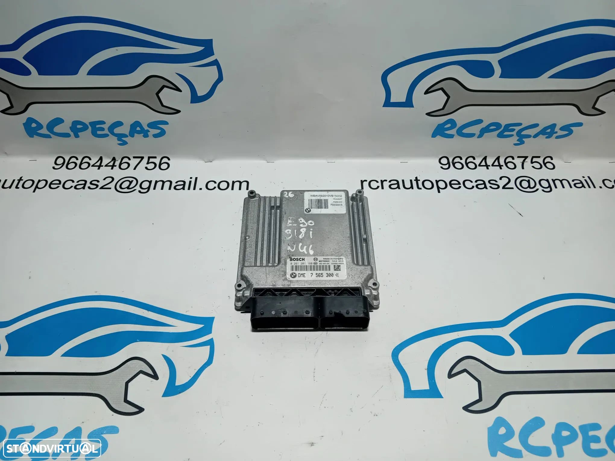 .Centralina Bosch Original BMW N46 N46B20 7 565 300 / 0 261 201 160 - 1