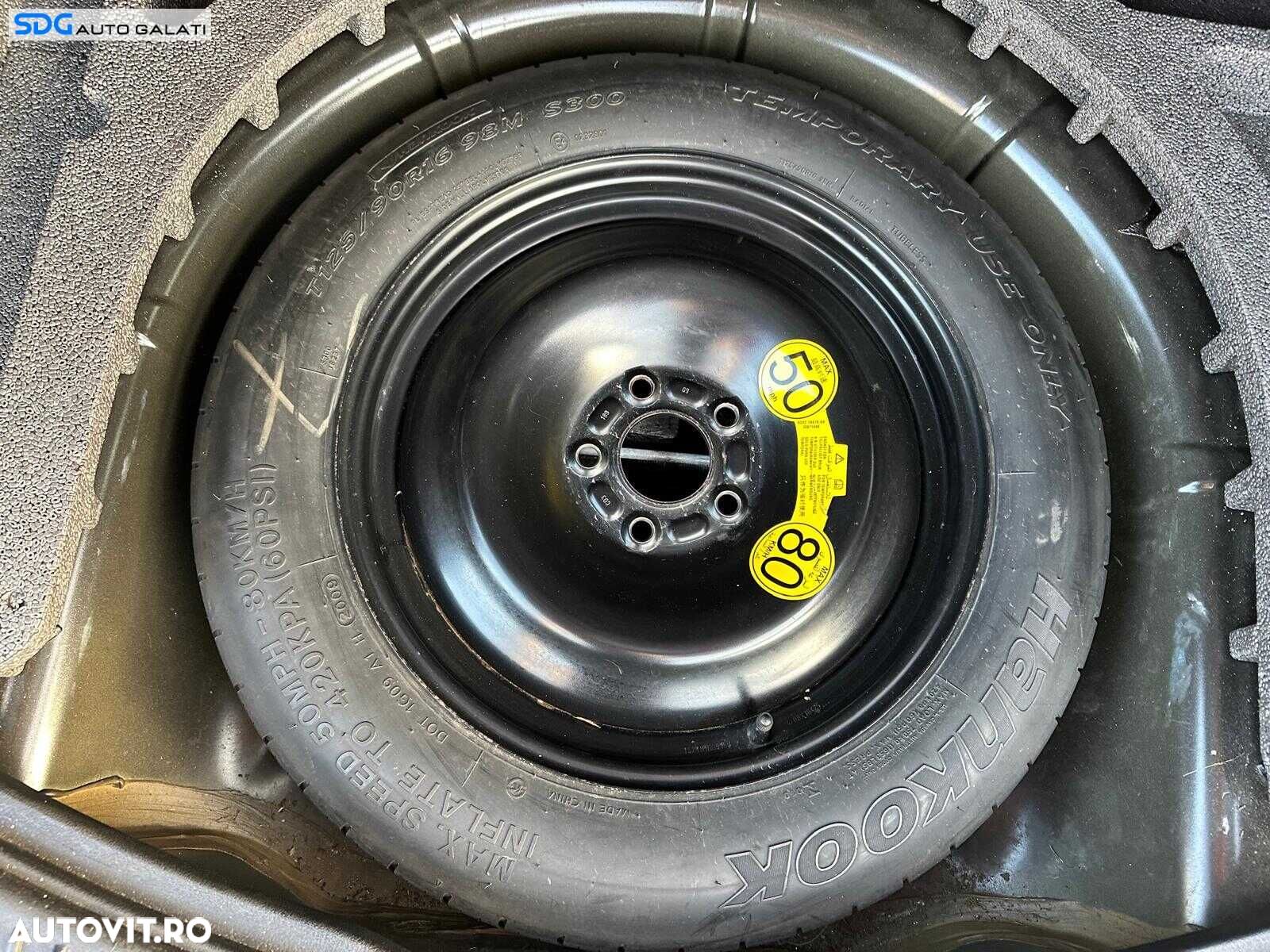 Roata Janta Tabla Rezerva Slim T125 90 16 R16 Ford Focus 3 2010 - 2018 [C9414] - 1