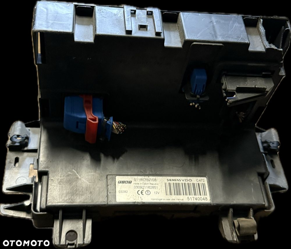 Sterownik Skrzynka Bezpieczników Komputer Moduł BSI Fiat Punto II 46774357 - 2